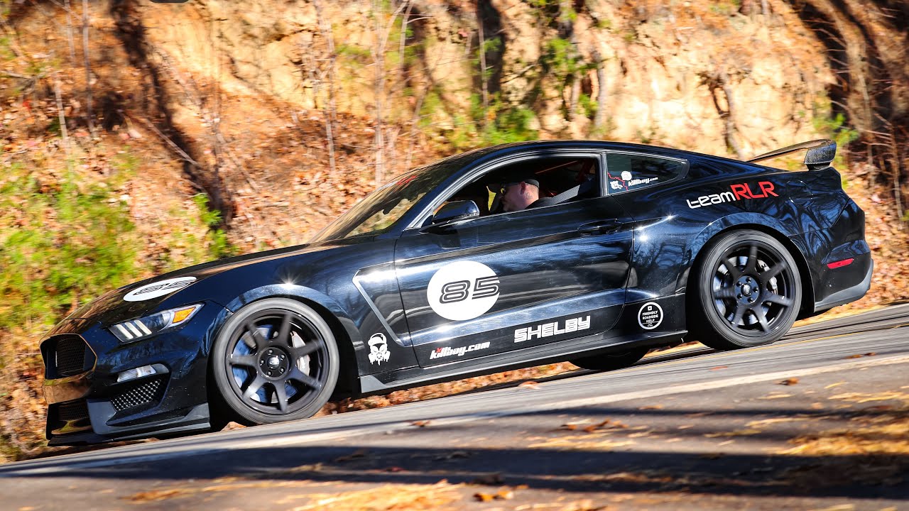 Chasing Porsches  on The Tail of the Dragon | GT350 Goes Hunting