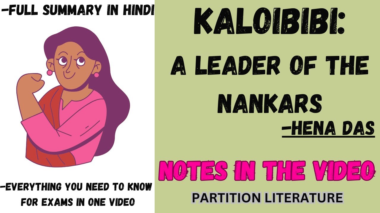 KALOIBIBI: A LEADER OF THE NANKARS||HENA DAS||PARTITION LITERATURE||143-56