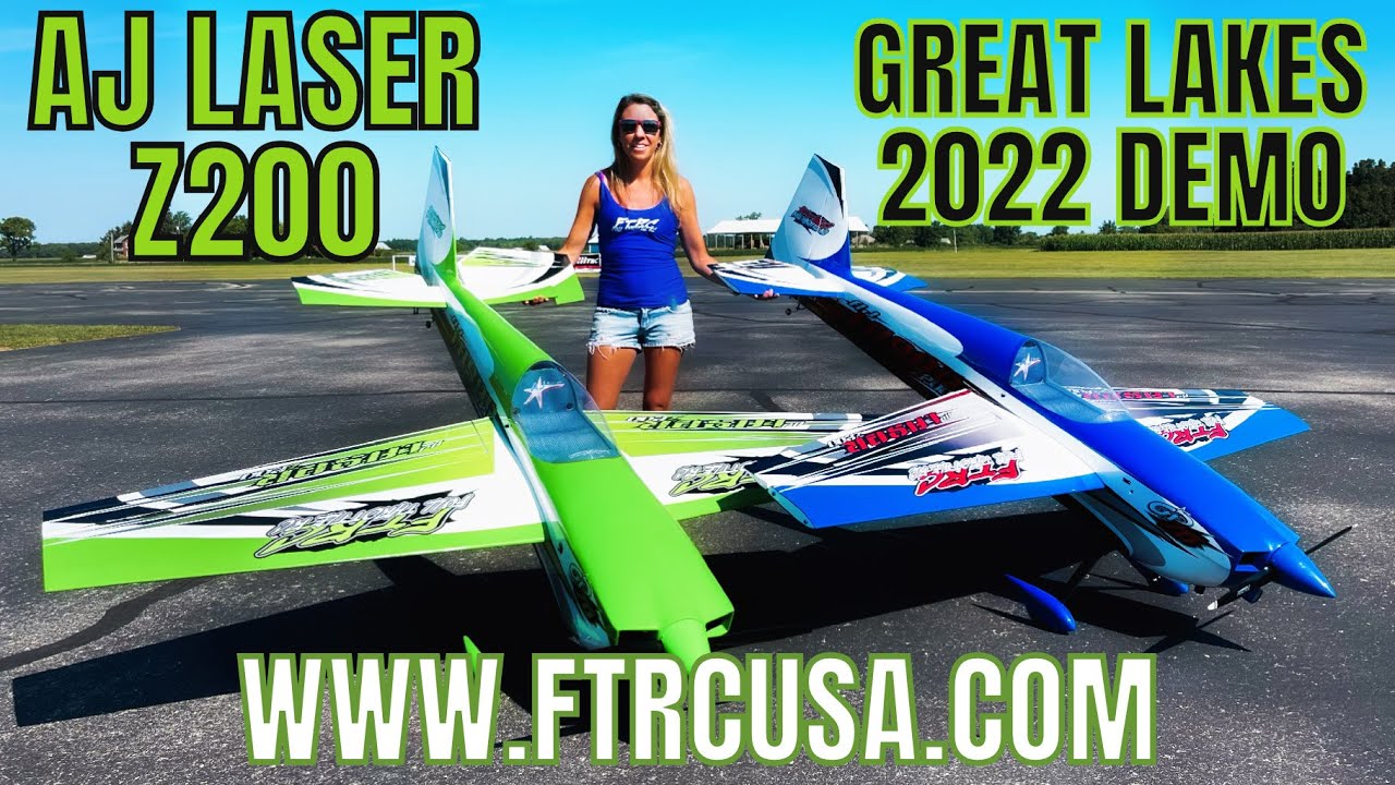 AJ LASER Z200- Full Throttle RC- GREAT LAKES 2022 DEMO
