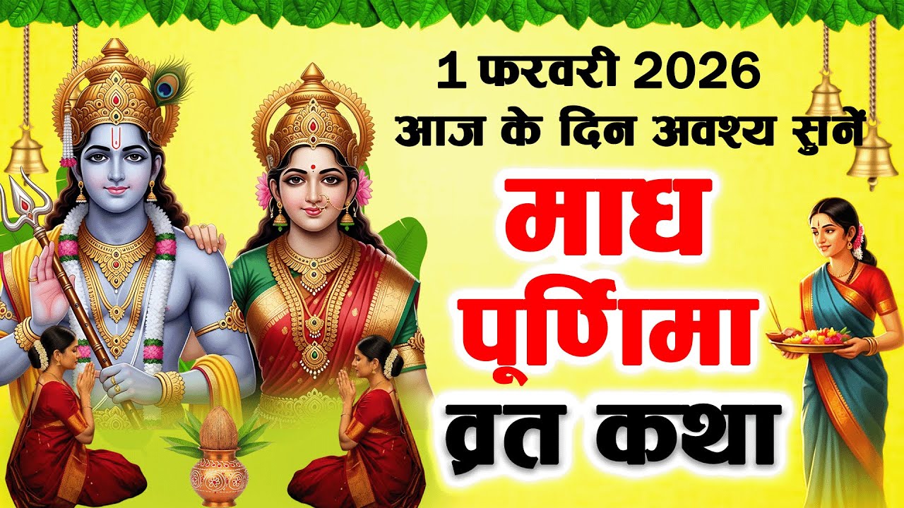 माघ पूर्णिमा पौराणिक व्रत कथा 2026 | Magh Purnima Katha | Purnima ki katha | Purnima ki kahani
