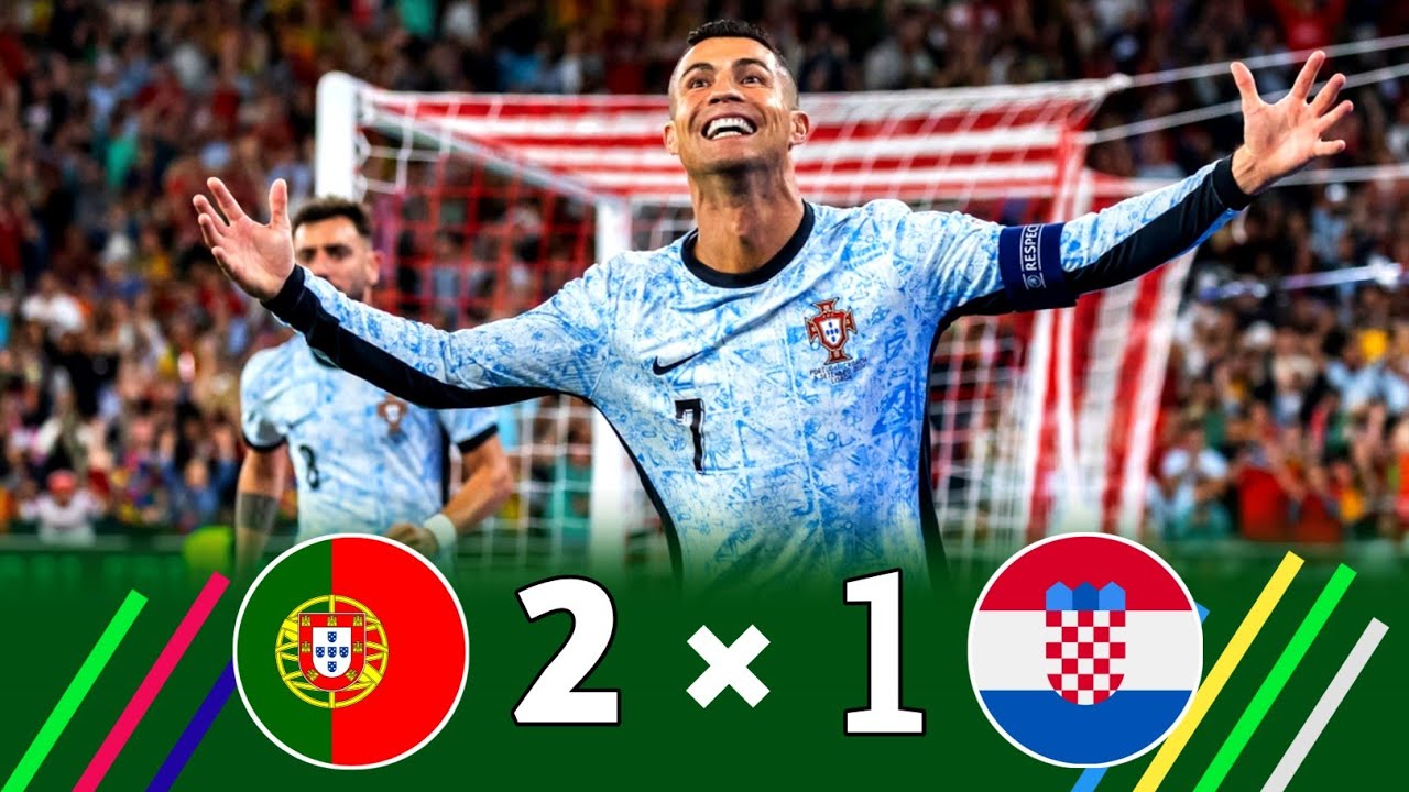 Portugal 2 &times; 1 Croatia ( Ronaldo Show ) 2025 Nations league Extended Highlight and Goal HD