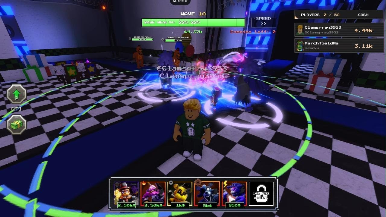 helping my friends in five nights TD 2