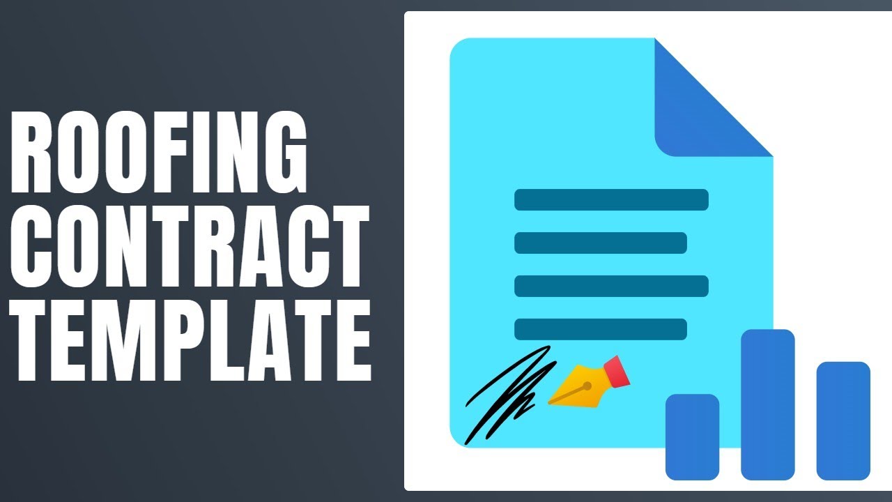 Roofing Contract Template - How To Fill Roofing Contract