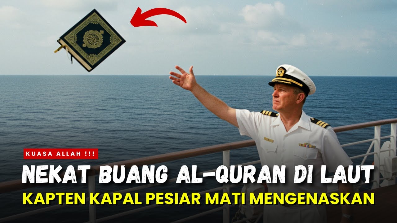 ALLAHUAKBAR ‼️ KAPTEN KAPAL PESIAR INI LEMPAR AL-QURAN KE LAUT, LIHAT AKIBATNYA - SEJARAH ISLAM