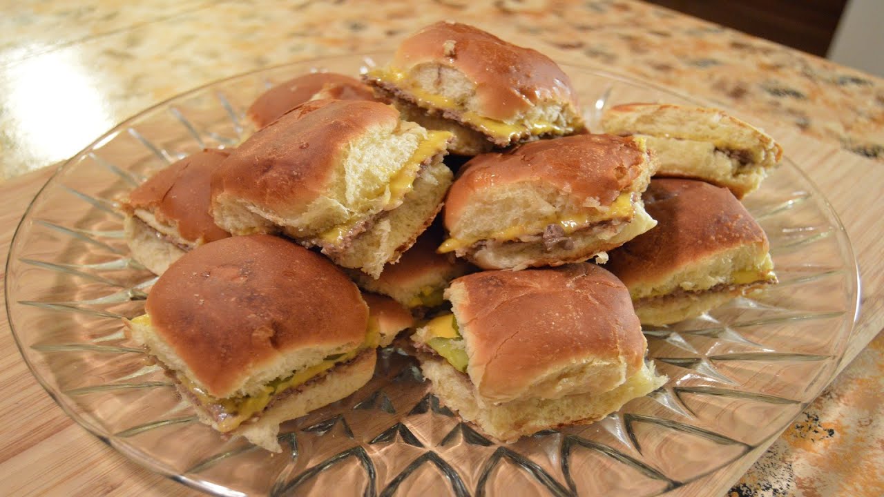 White Castle Cheeseburgers (Copycat recipe the RIGHT way)
