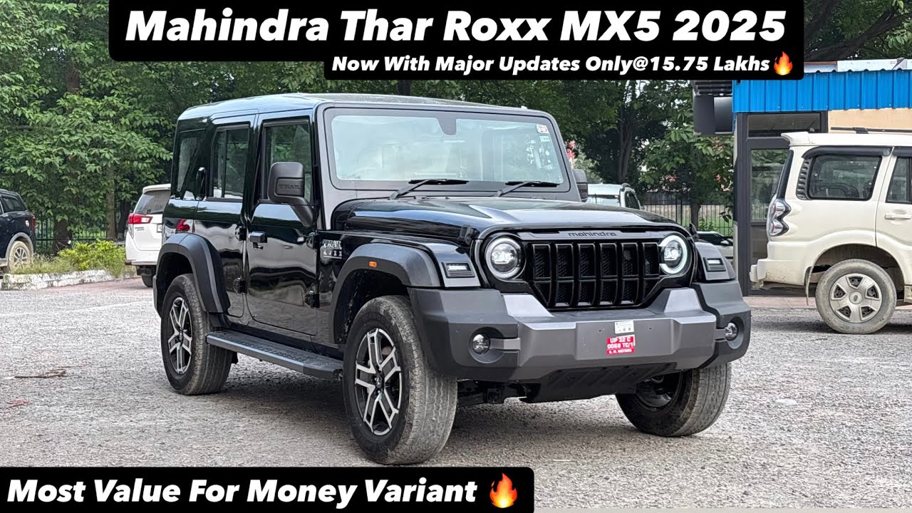 New Mahindra Thar Roxx MX5 2025 | MOST VFM VARIANT WITH MAJOR UPDATES | Full review 😍🔥