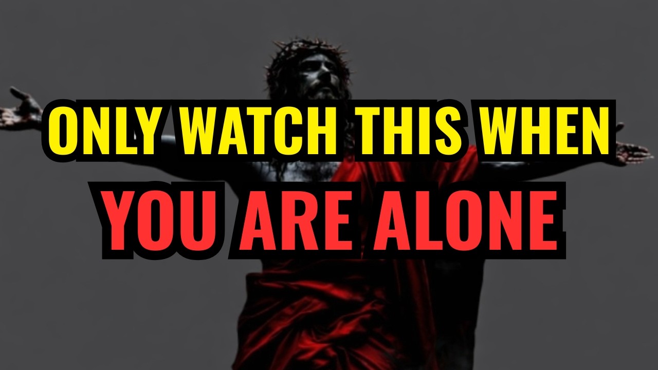 Chosen One, God Said, See This Alone Right Now.