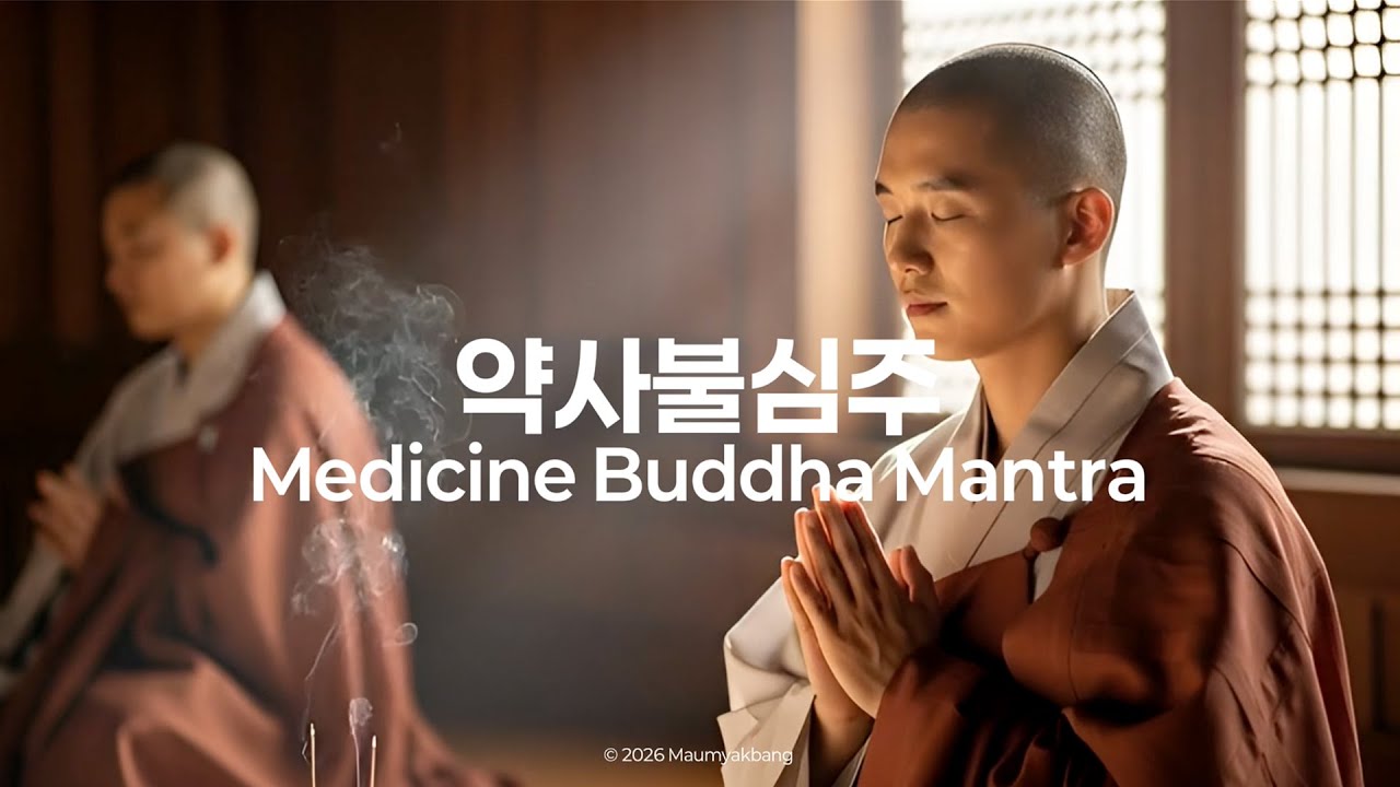 𝄐 약사불심주 Medicine Buddha Mantra | 마음을 어루만지는 치유와 건강을 기원하는 기도 | Buddhist Mantra