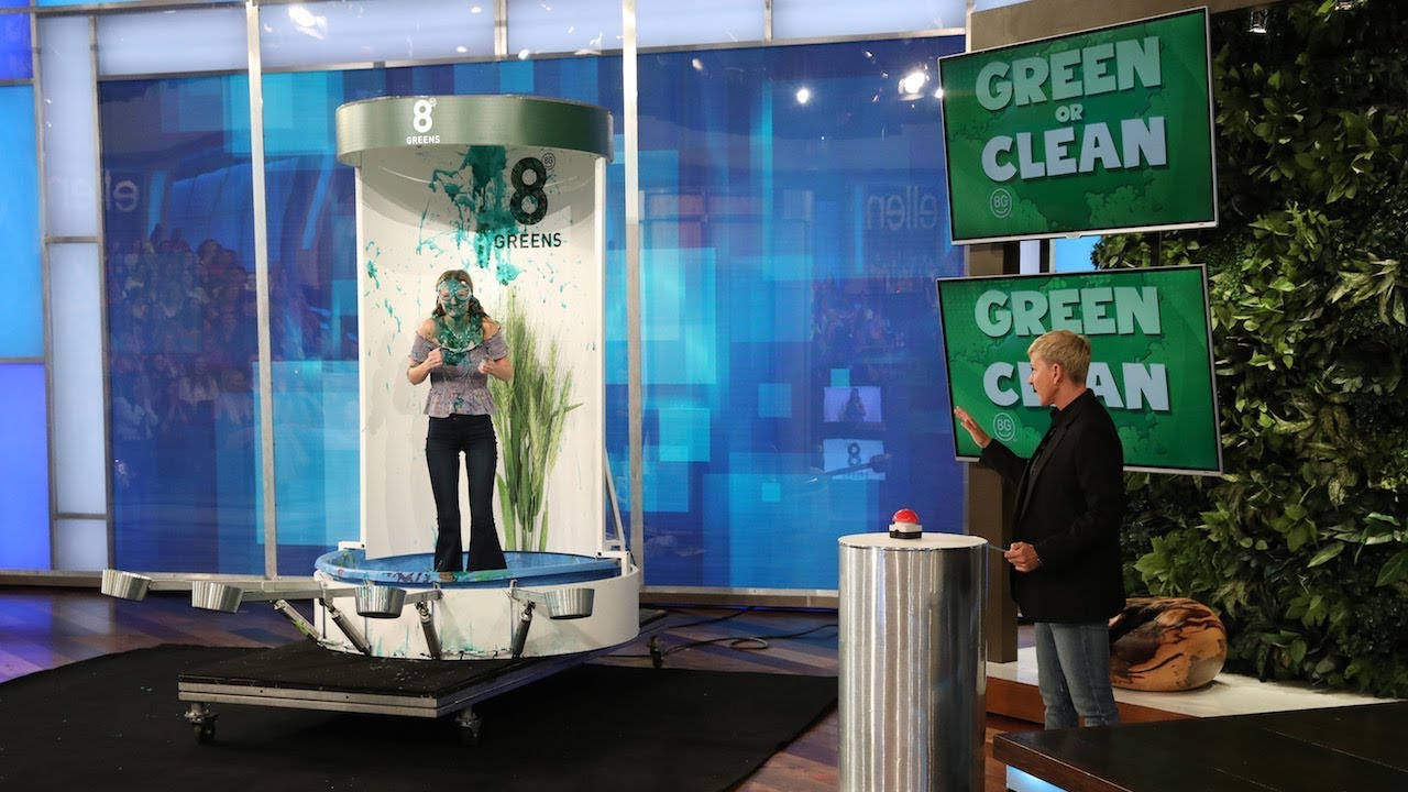 An Ellen Fan Wins Big and Gets Messy in 'Green or Clean'