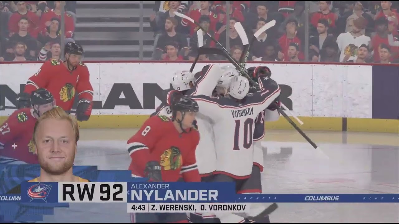 Blue Jackets @ Blackhawks