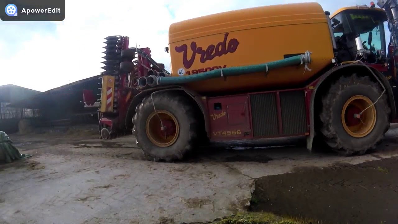 enfouissement de lisier avec une vredo