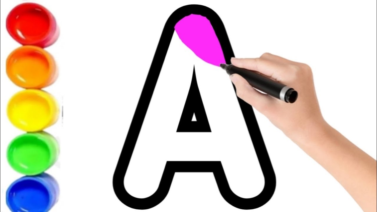 Alphabet, ABC song,abcd,a to z,Kids rhymes, collection for writing along dotted lines for toddler,23
