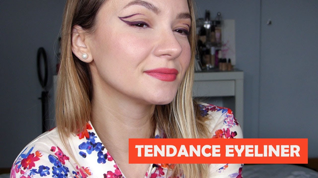 TENDANCE : L'EYELINER GRAPHIQUE ET COLORE 💜