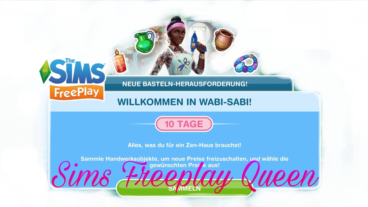 SAMMEL LIVE EVENT WILLKOMMEN IN WABI-SABI I DIE PREISE #simsfreeplay #thesimsfreeplay #gaming #games