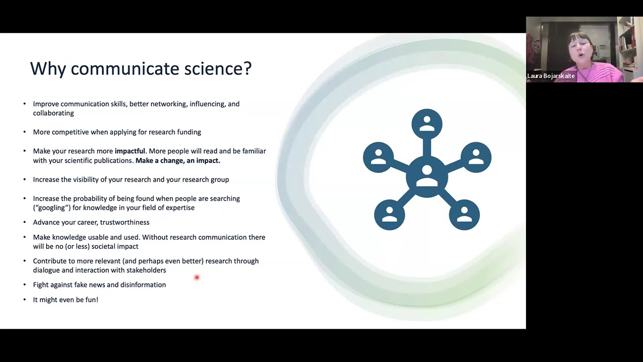 Science Communication Webinar #skillsdevelopment