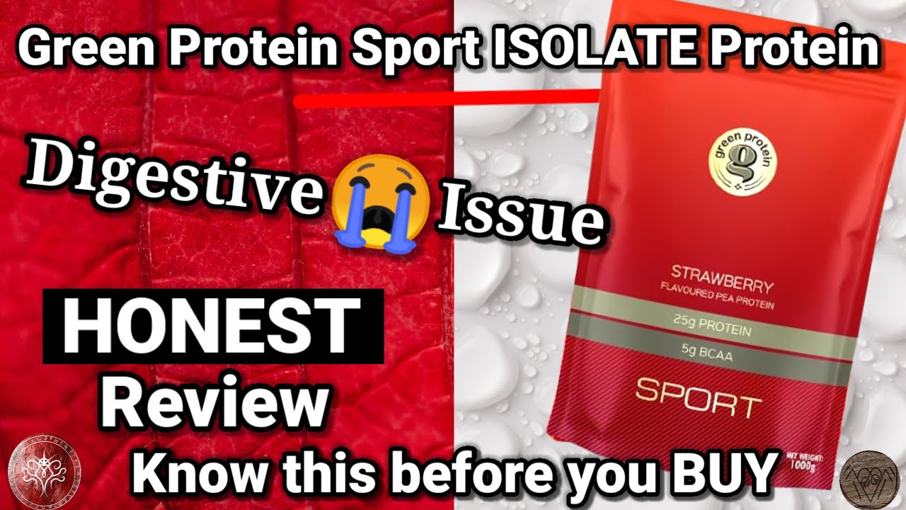 Green Protein Sport ISOLATE VEGAN Protein HONEST review ( with LAB TEST )