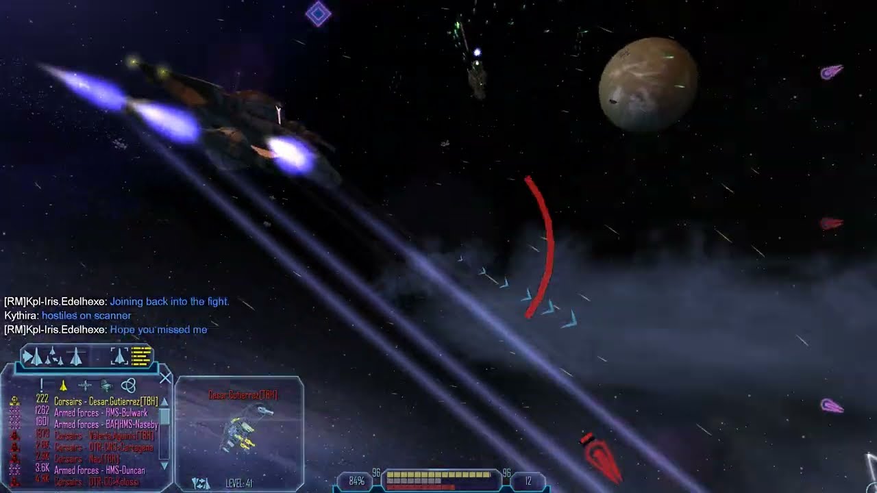 Discovery Freelancer 5.3 - A battle all right - BAF/RM vs Hessians vs Corsairs
