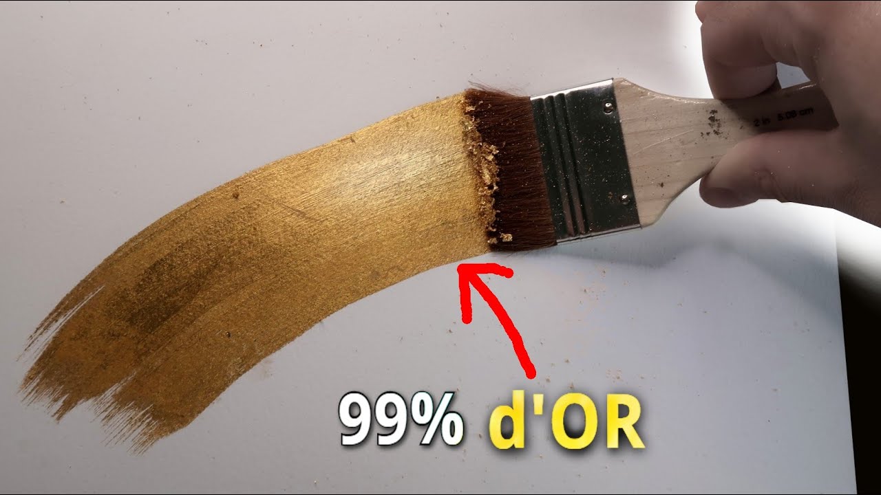 Je dessine avec de l'OR ! 🧱 (et c'est surprenant..)