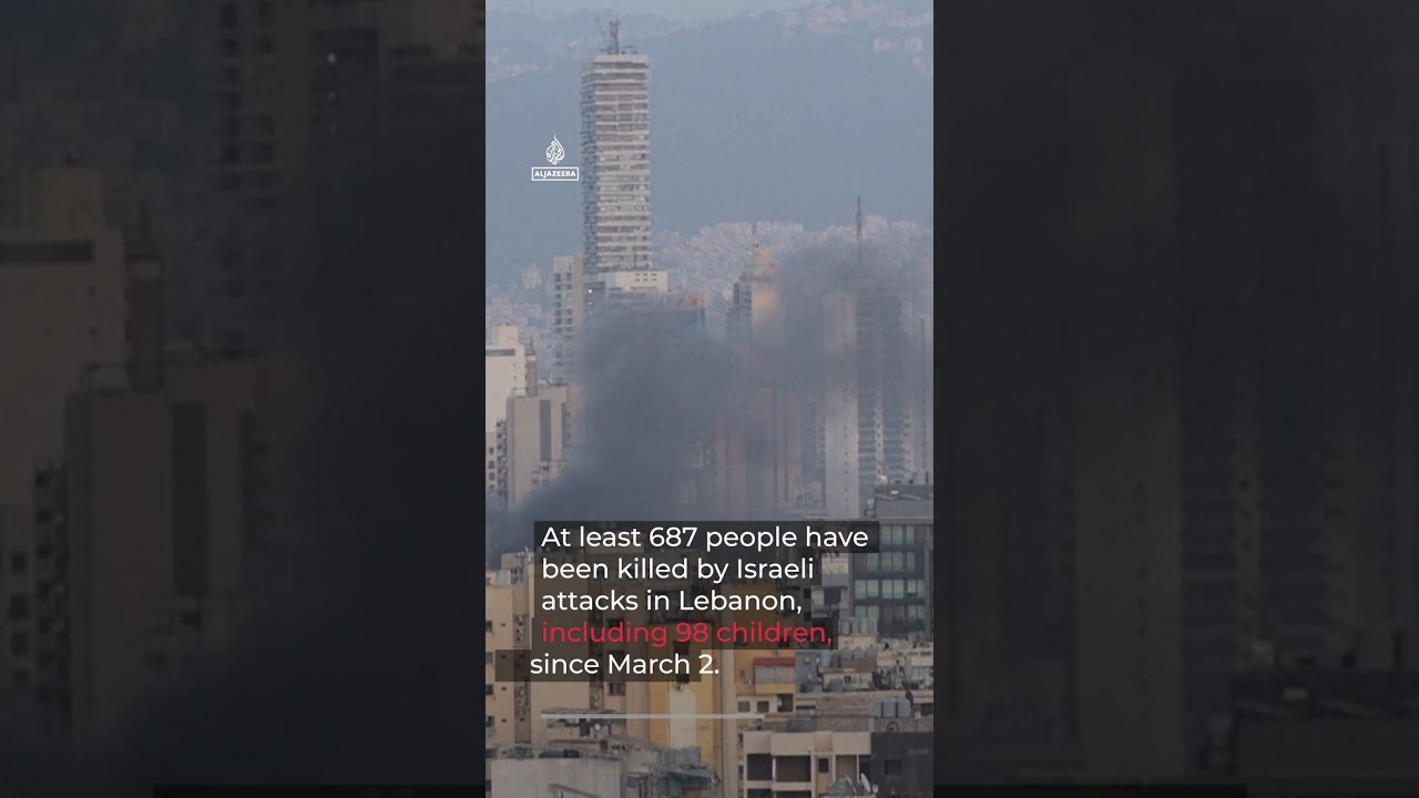 Israel launches air attack on Beirut during live Al Jazeera broadcast | AJ #shorts