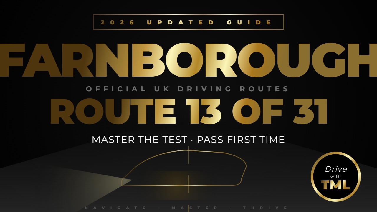 Farnborough Driving Test Routes 2026 | Route 13 of 31 Walkthrough | Pass Your Farnborough Test