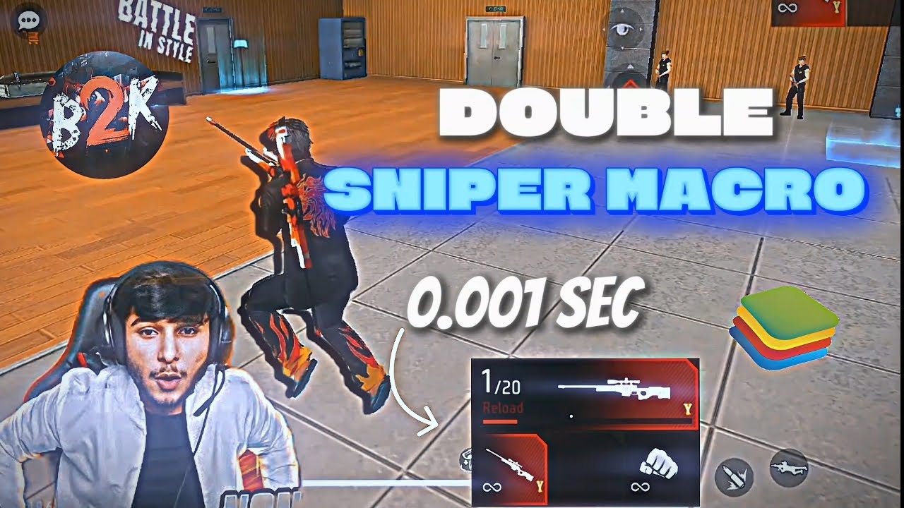 @nstwinsff⁩ ⁨@gtk111ff⁩ Ultra Fast Sniper Macro revealed For Bluestacks + No Need Panel 