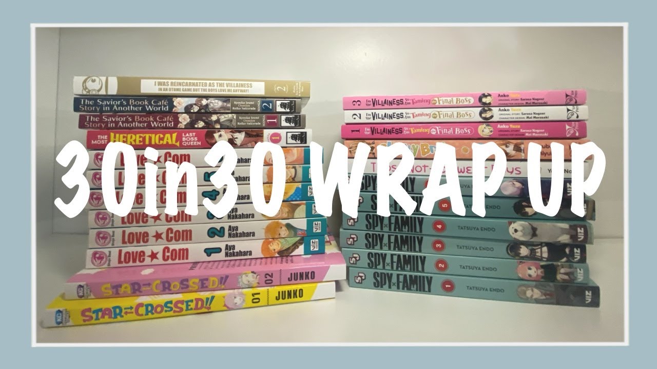 #30in30 Manga Challenge Reading Wrap Up | April 2022
