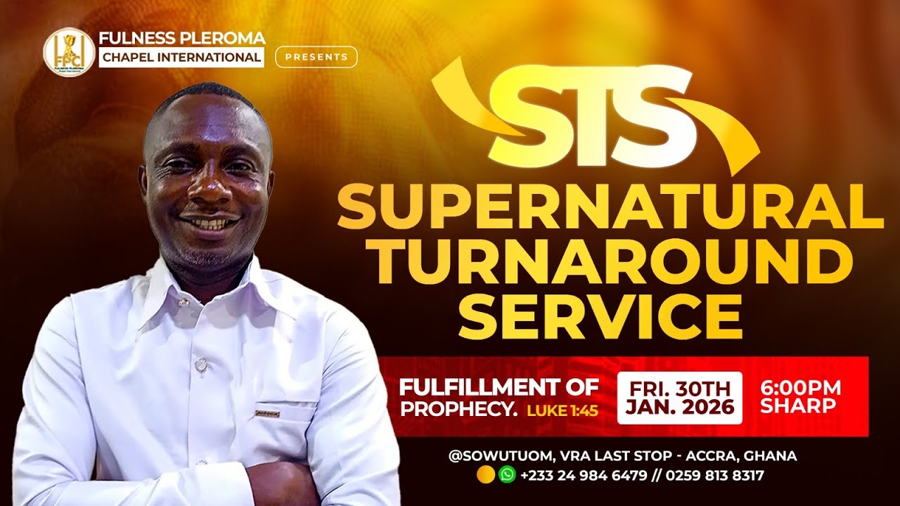 SUPERNATURAL TURNAROUND SERVICE  FULFILMENT OF PROPHECY PT13  PST SAMUEL AMPOMAH