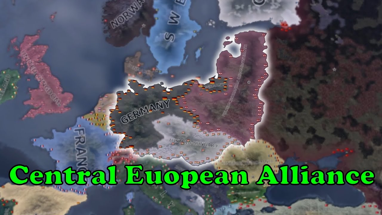 Central European Alliance Gone Wrong - Hoi4 Timelapse