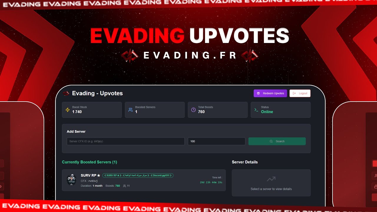 Evading Upvotes - [FiveM] [Upvotes]