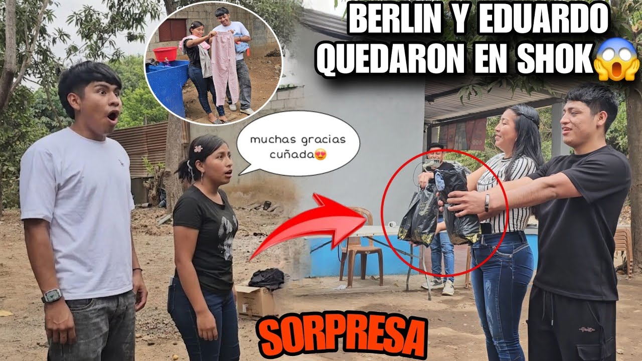 Así Reacciónaron BERLIN Y EDUARDO Al Ver Este Gran Detalle😱Nunca Imaginaron Esta Sorpresa😍