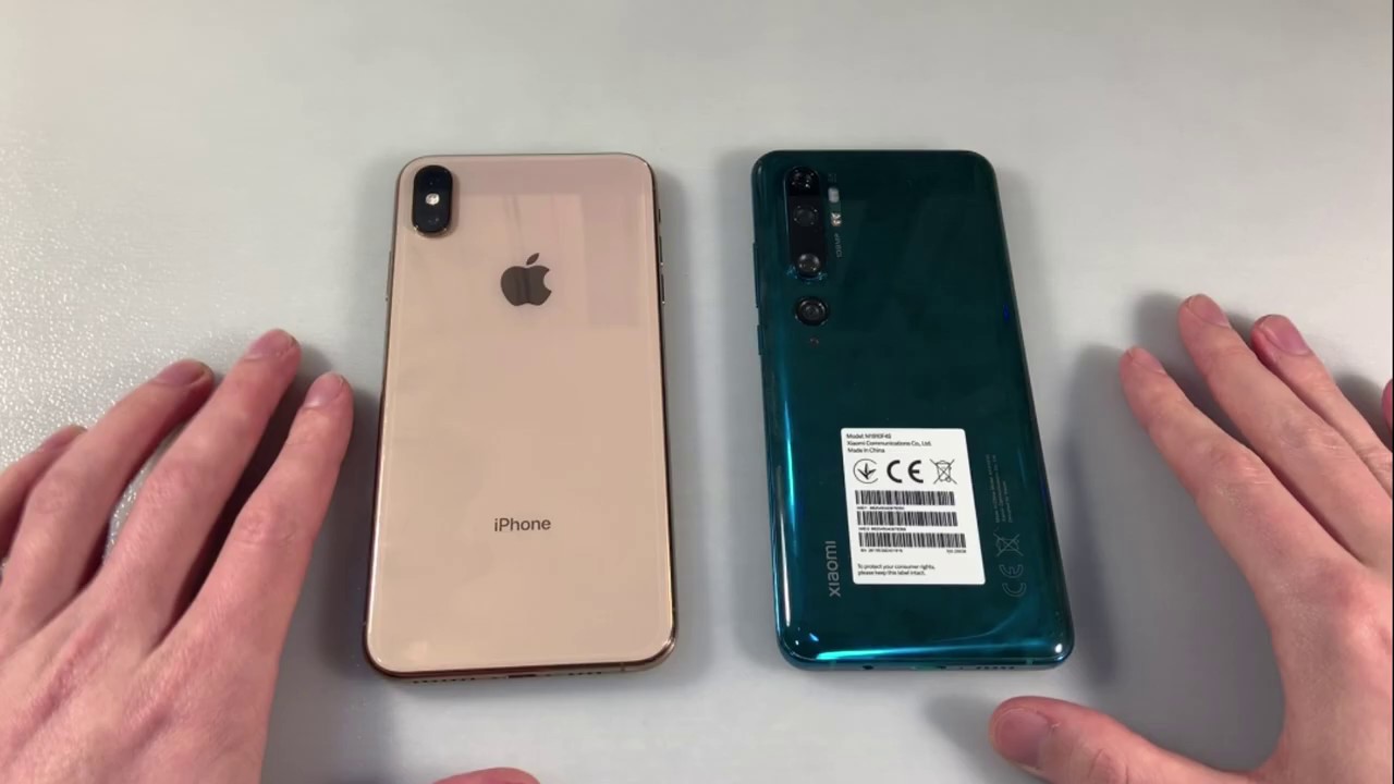 iPhone XS Max vs Xiaomi Mi Note 10 Pro