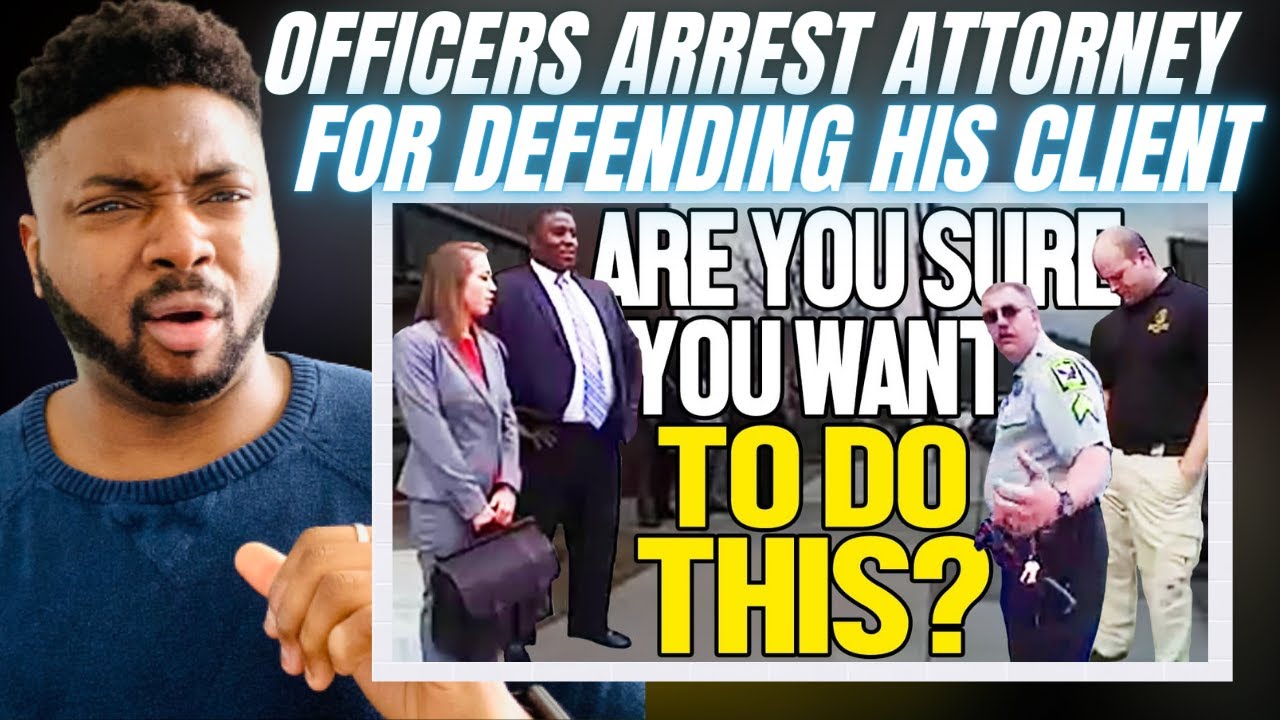 🇬🇧BRIT Reacts To POLICE ARREST ATTORNEY FOR DEFENDING HIS CLIENT!