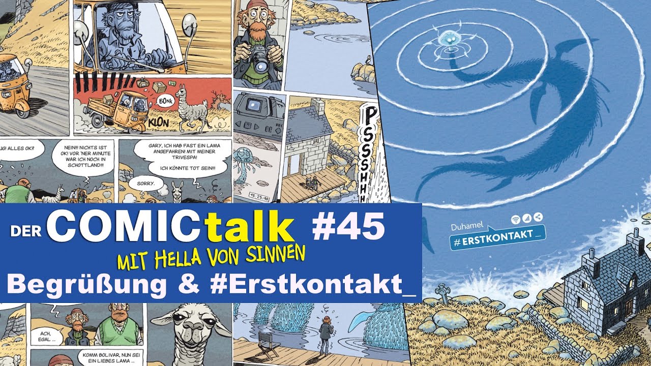 Begrüßung und #ERSTKONTAKT_ bei DER COMICTALK 45