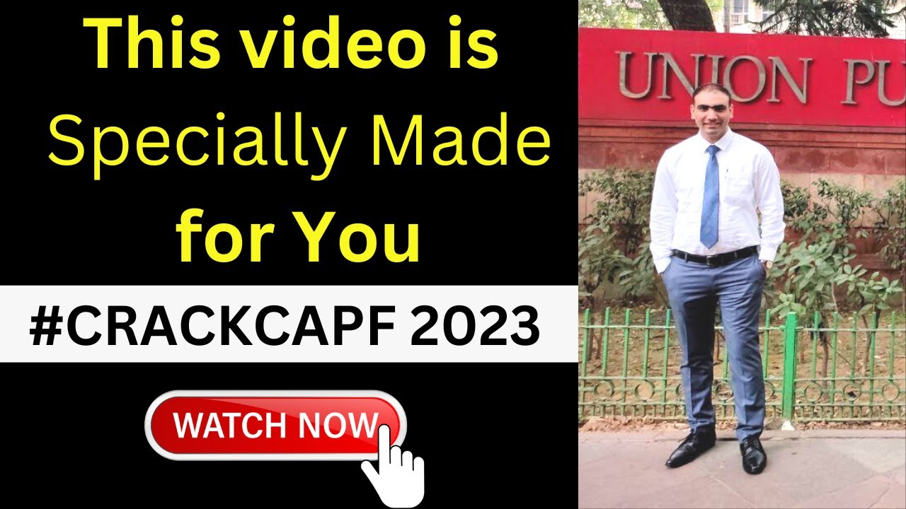 CAPF 2023 Preparation | 7 months Left What to do Now | Gifts for You | Free CAPF Guidance #AVKS