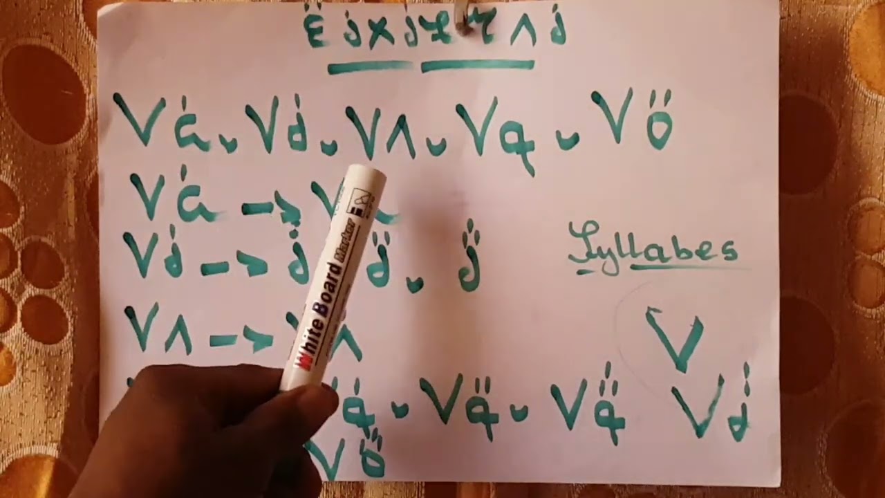 La leçon sur les syllables ou GBÉLÉNGNIÉ EN SOUSSOU.
