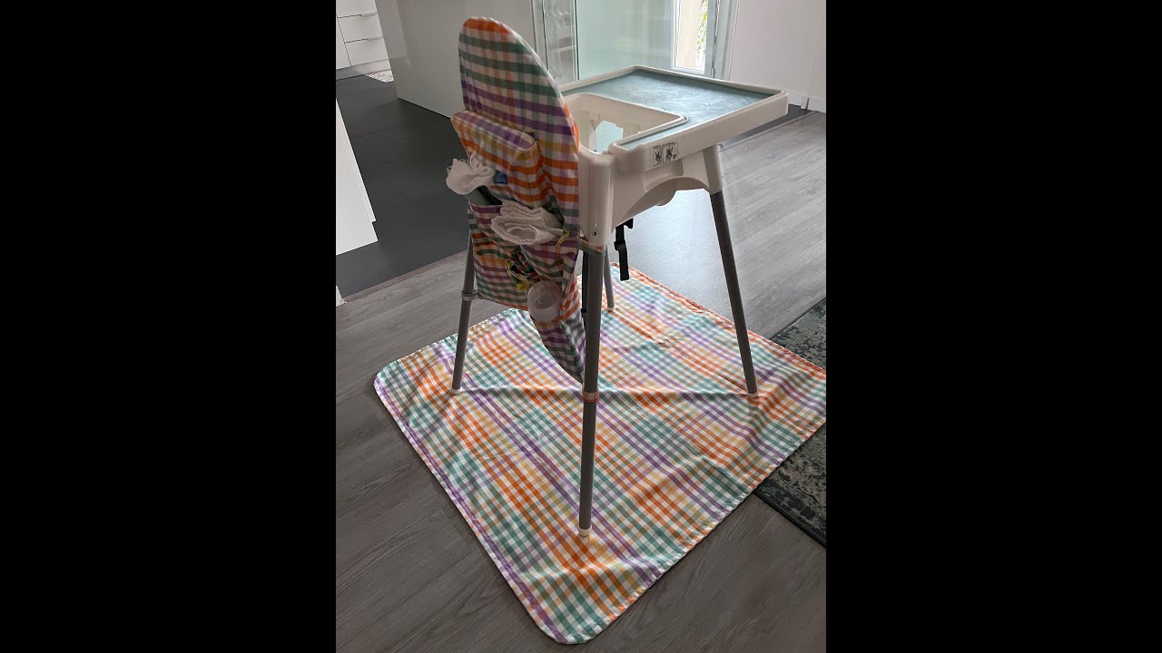Ikea high chair Antilop storage system.
