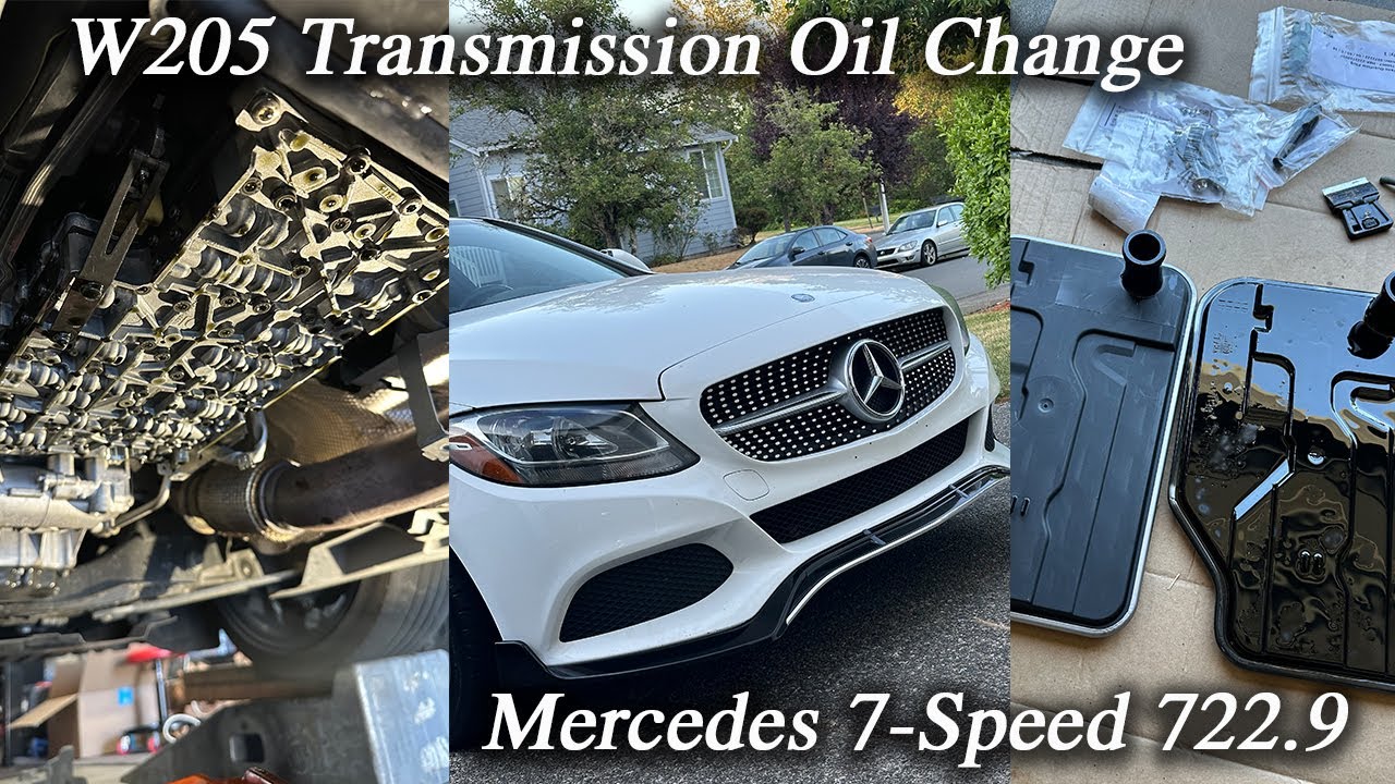 Mercedes C300 W205 722.9 Замена масла в коробке передач своими руками!