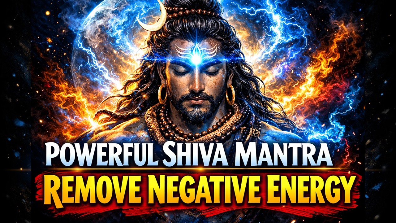 Powerful Shiva Mantra to Remove Negative Energy | Om Namah Shivaya Chant for Peace & Protection