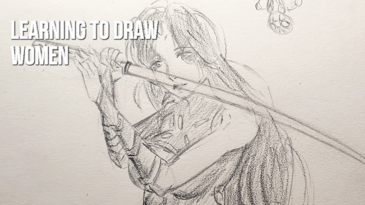 Sketchbook Study &ndash; Female Form Practice (Day 1)