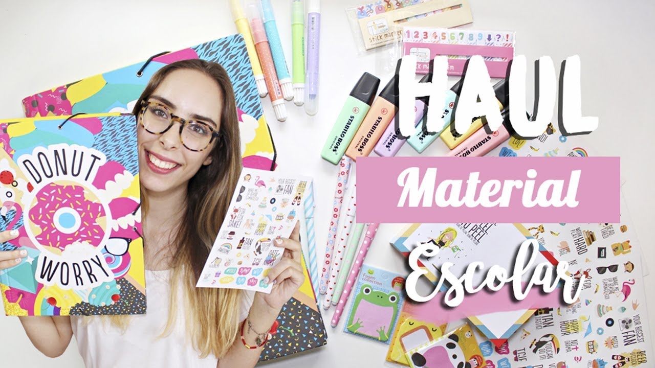 📝📒 HAUL MATERIAL ESCOLAR | Ana Park