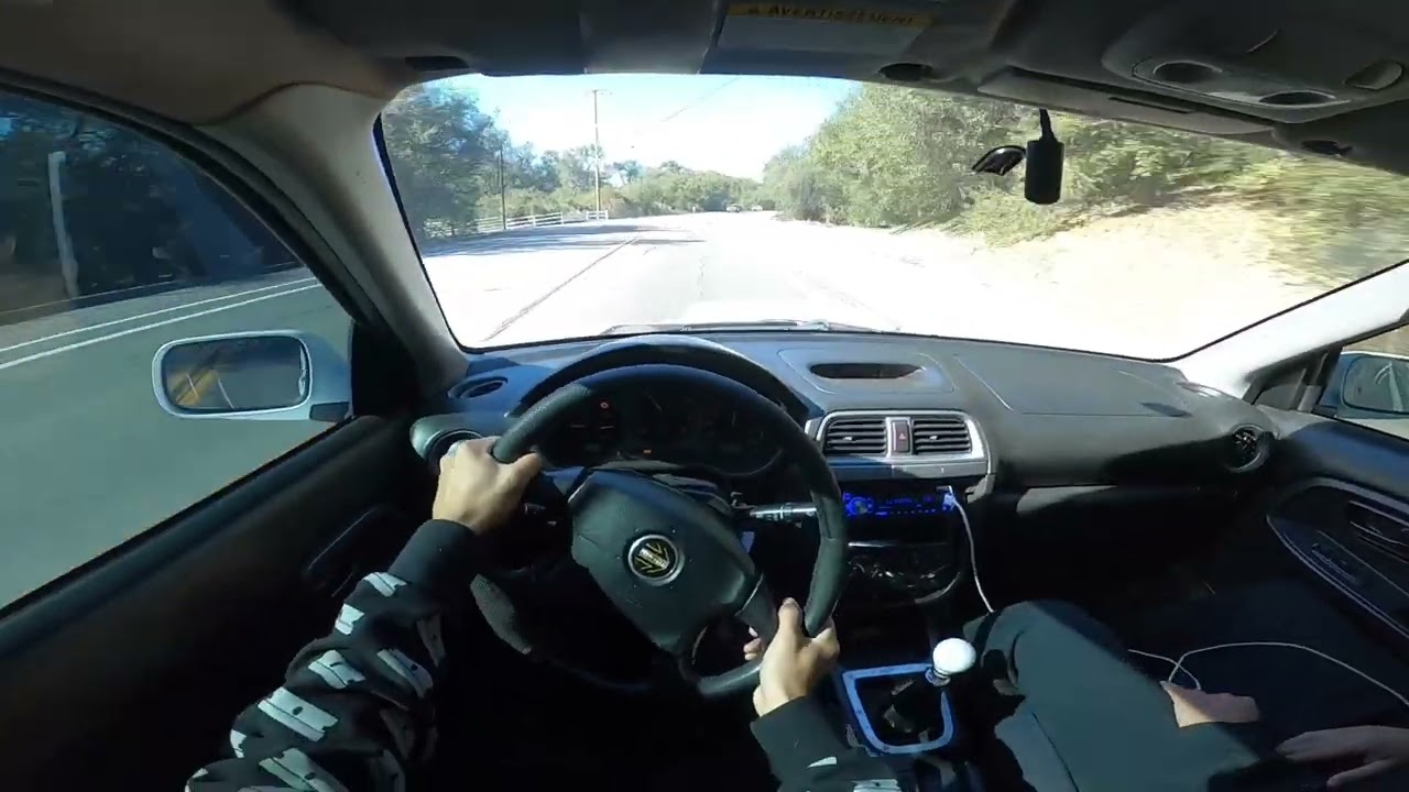 2003 Subaru WRX Pov Driving With External Mic | Tomei Screaming Through Canyons