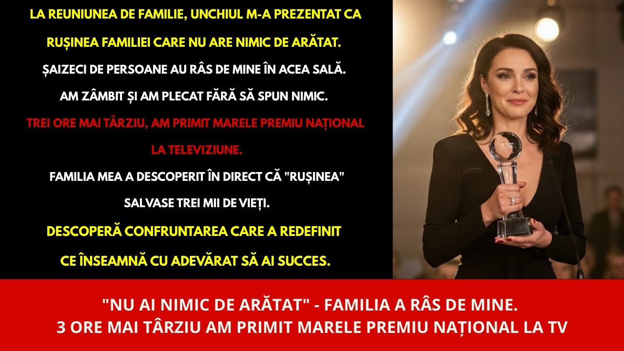 La reuniunea de familie, am fost prezentată ca o rușine — n-au anticipat ce urma