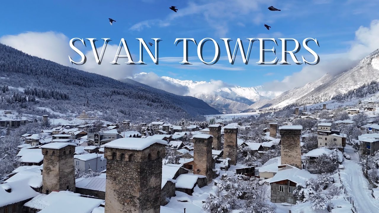 History of Svan Towers. Georgia