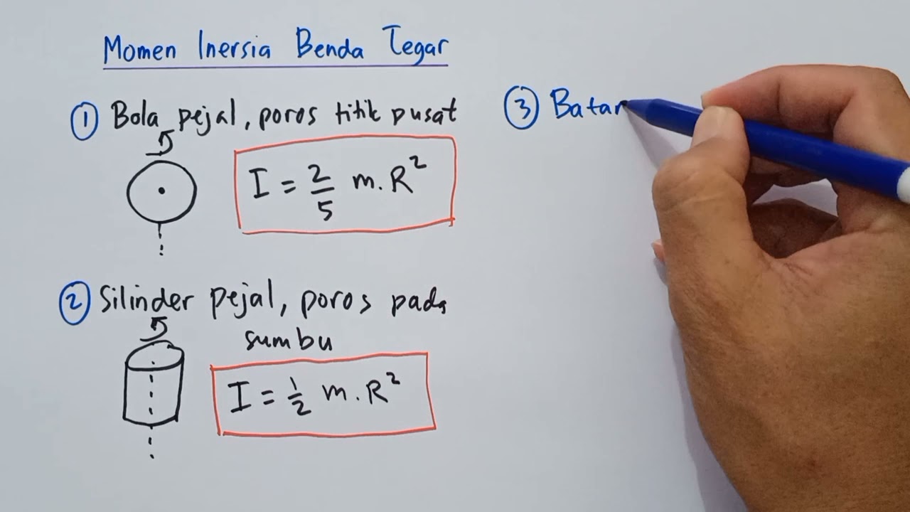 Mudah Menghitung Momen Inersia || Fisika Kelas XI || #OprekMafiki #Stories