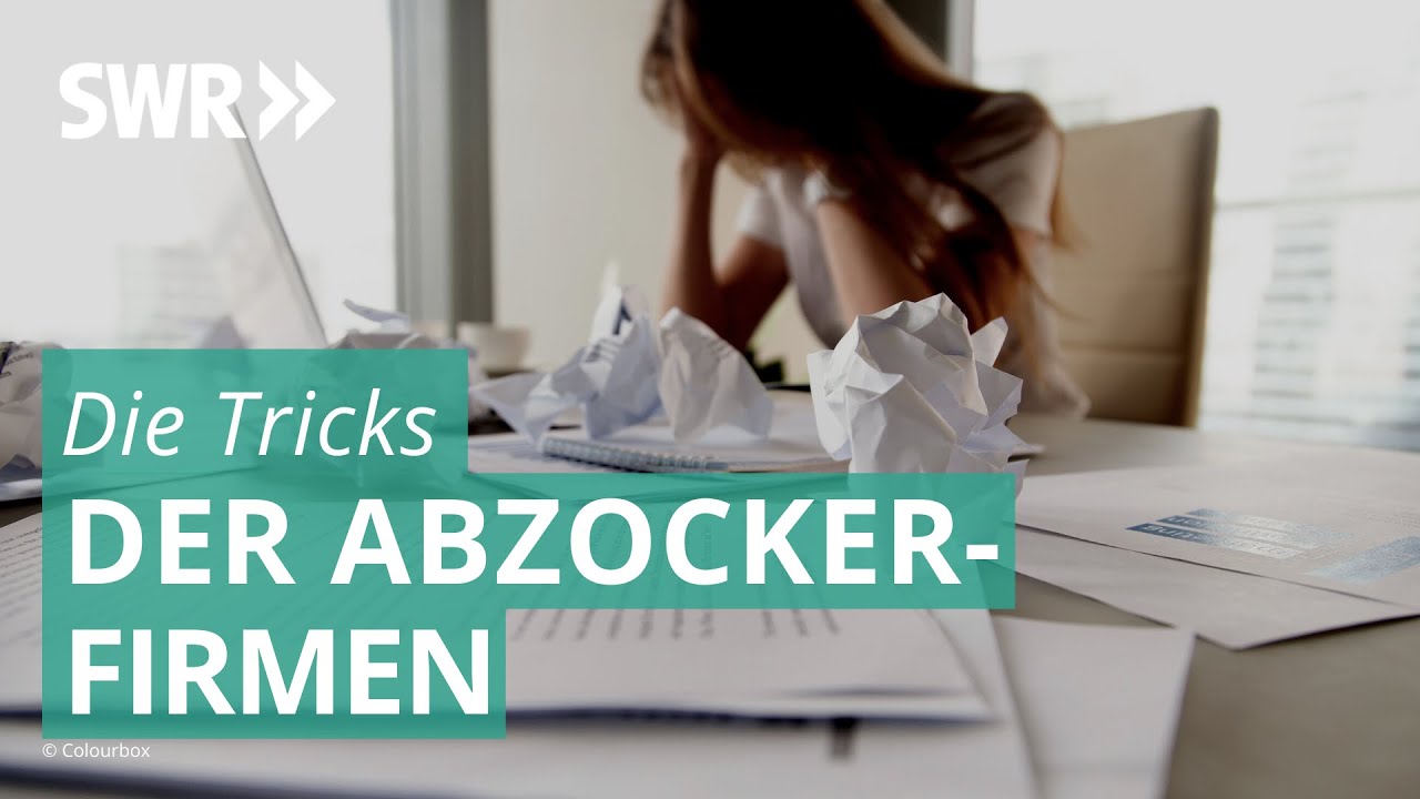 Die Tricks der Abzocker-Firmen | Die Tricks... SWR & NDR