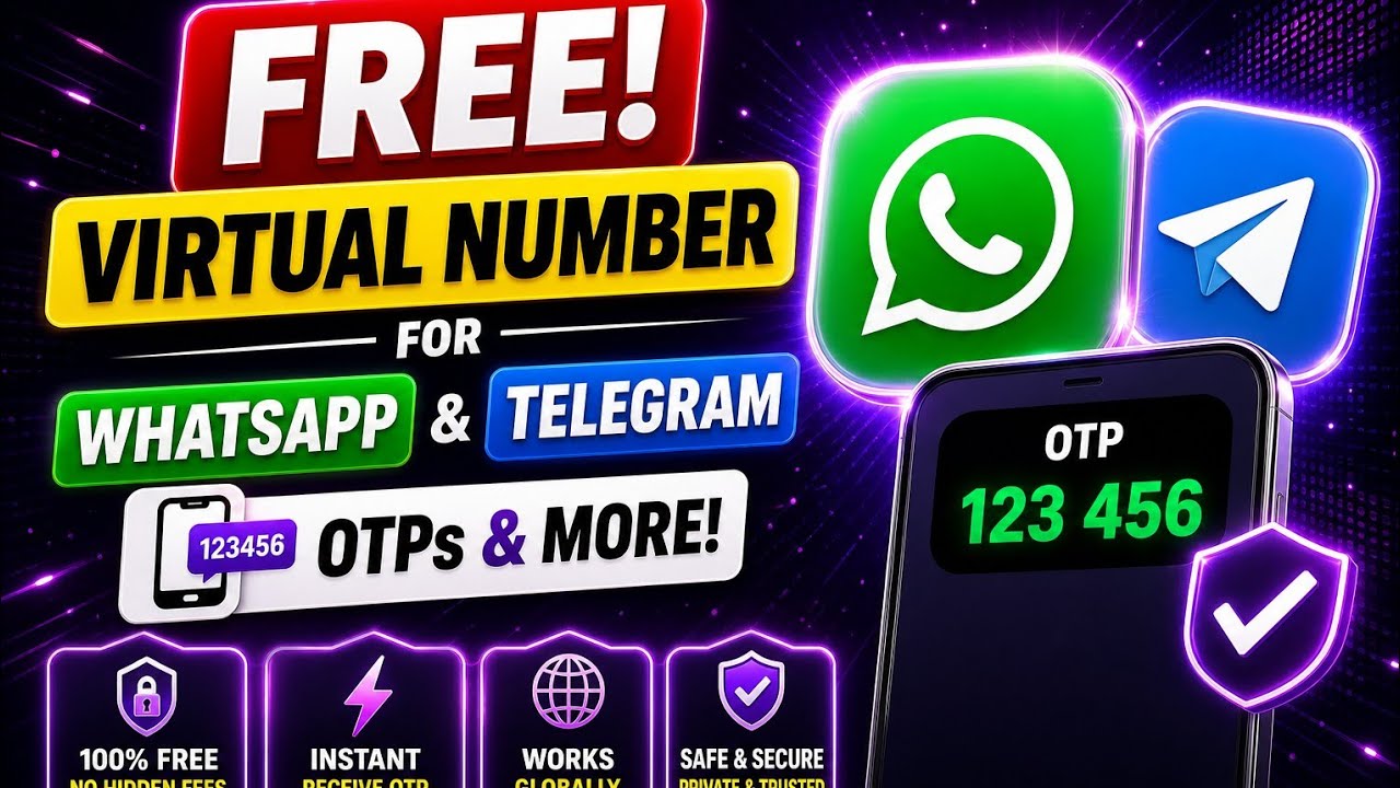 ✅Virtual Phone Number For Verification | Temp Number For OTP | Free Virtual SMS Site 2026