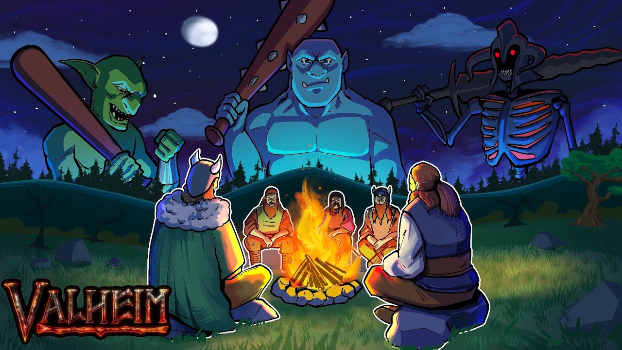 Смогут ли 5 новичков пройти самый сложный викинг-выживач?! Фильм по Valheim