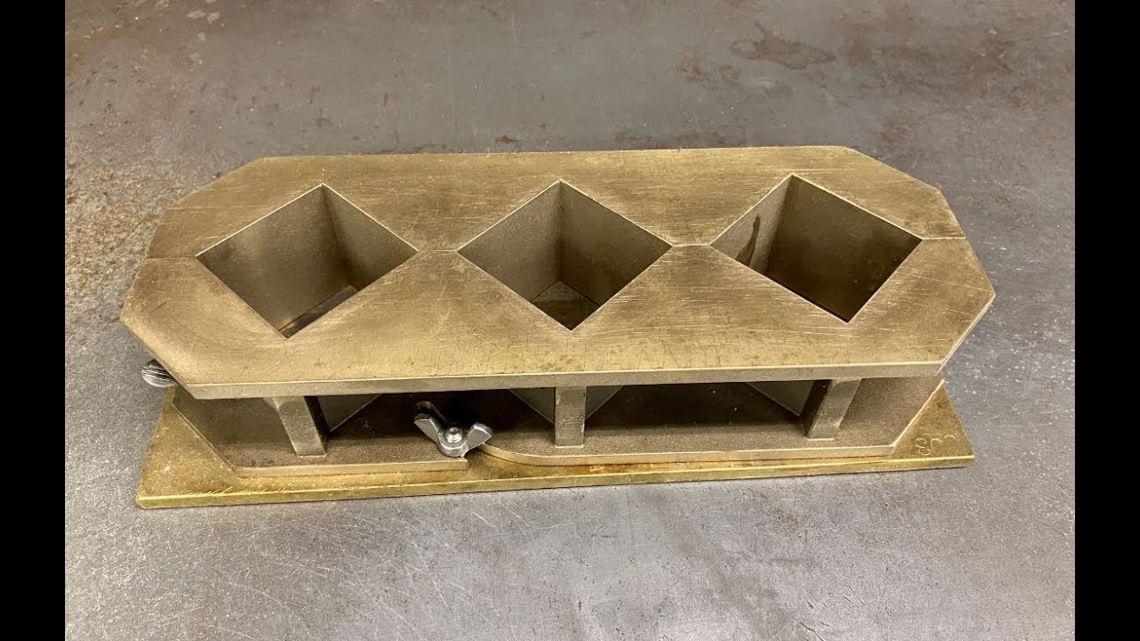 Preparing Grout Cubes