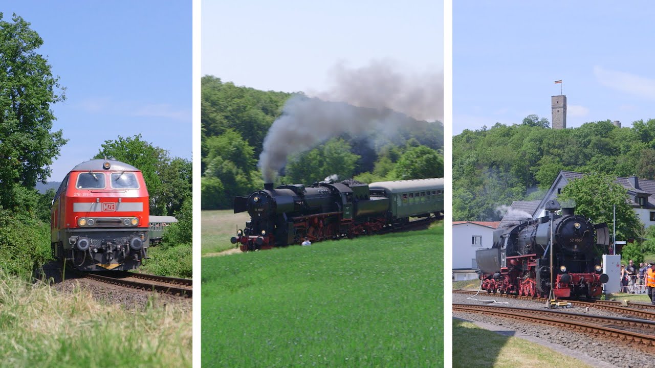 Br 52 Sonderfahrten zwischen Frankfurt und Königstein bei HEF Aktion Mit Volldampf in den Taunus