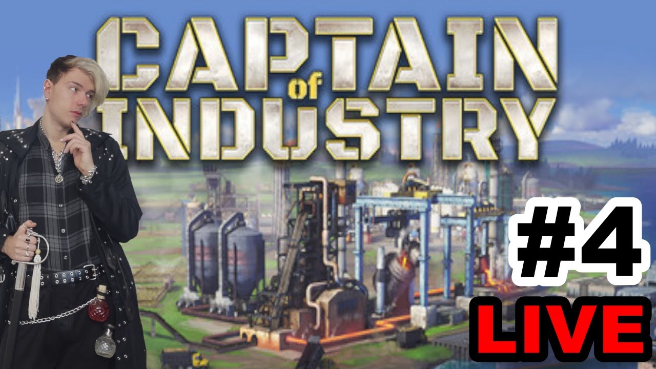 Reaktor Jądrowy - Captain of Industry #4 (🔴LIVE)